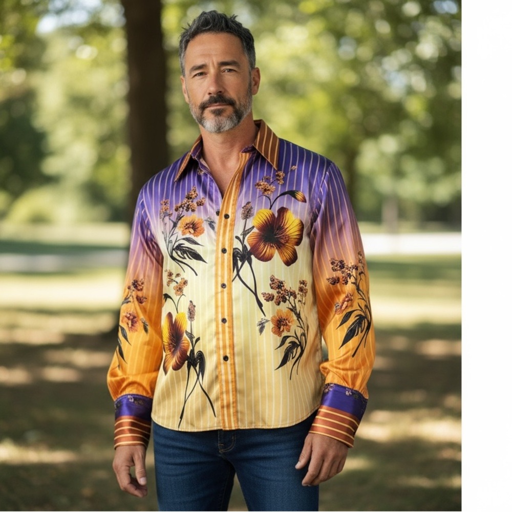 STYLEWE Multicolor Floral Dress Shirt
